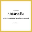 ประพาสต้น หมายถึงอะไร?, คำราชาศัพท์ ประพาสต้น หมายถึง การเสด็จเยือนราษฎรเป็นการส่วนพระองค์